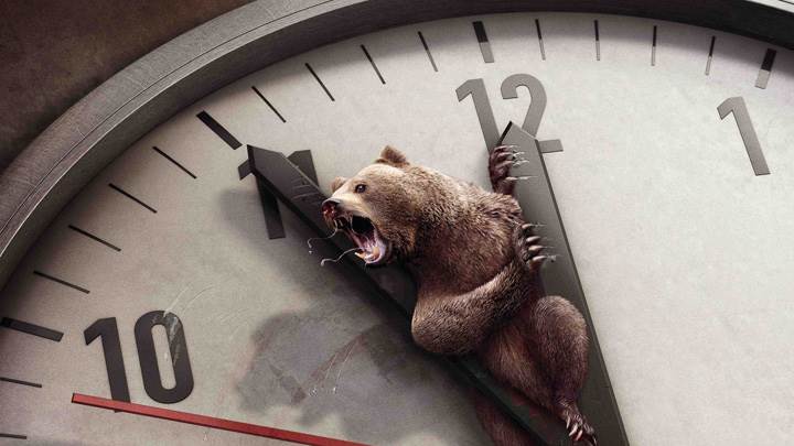 Warewolf Stucked In A Clock